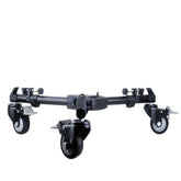 YUNTENG 901 Aluminium Alloy Camera Tripod Foot Wheel Tripod Pulley Base, Load 30KG, 901